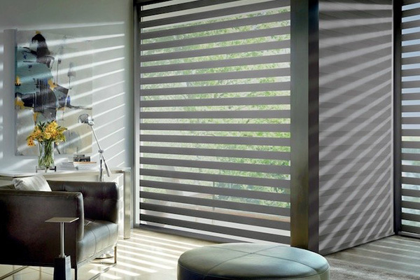 Hunter Douglas - DESIGNER BANDED SHADES – ONE SHADE, LAYERS OF LIGHT